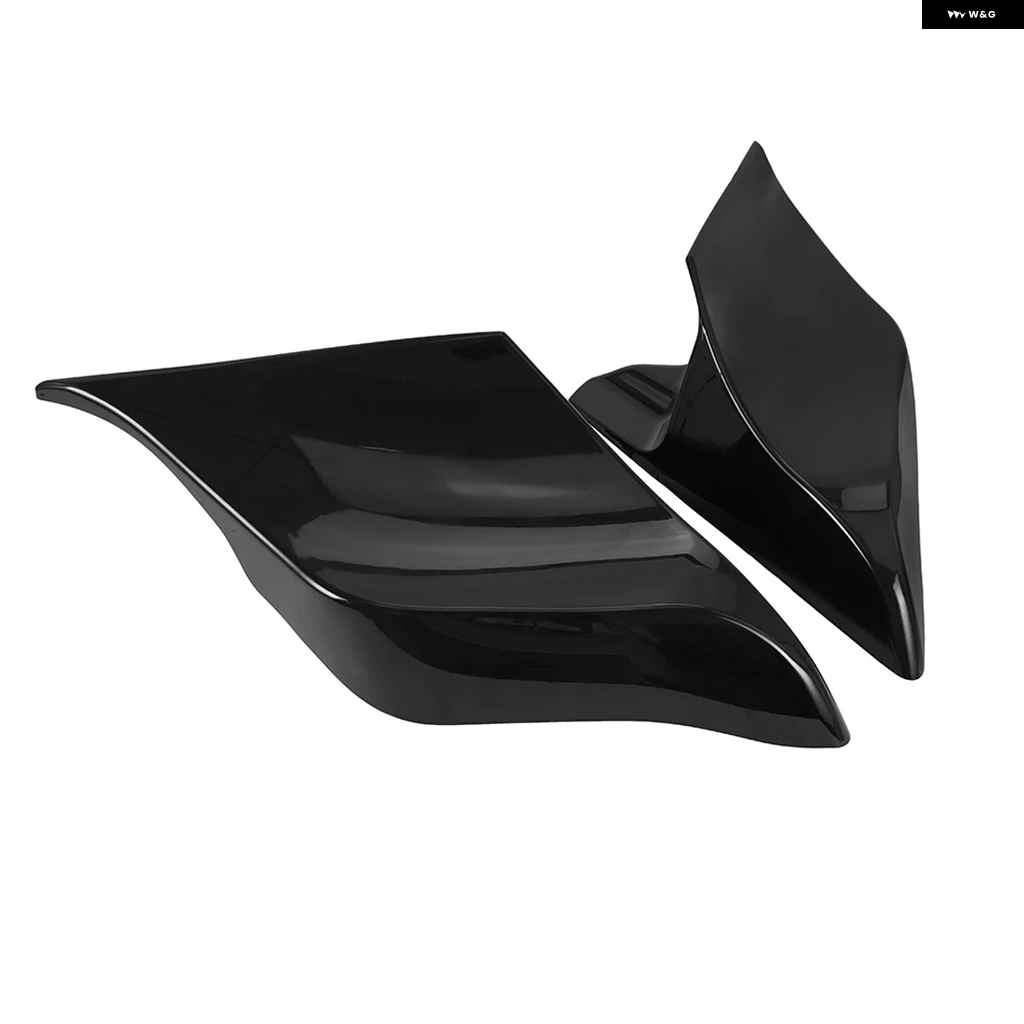 並行輸入品ブラック ストレッチ エクステンデッド サイドカバー パネル ABS プラスチック ハーレー ツーリング ロード エレク_1