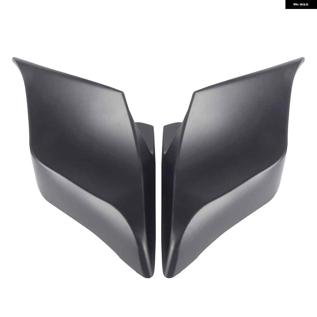 並行輸入品ブラック ストレッチ エクステンデッド サイドカバー パネル ABS プラスチック ハーレー ツーリング ロード エレク_3