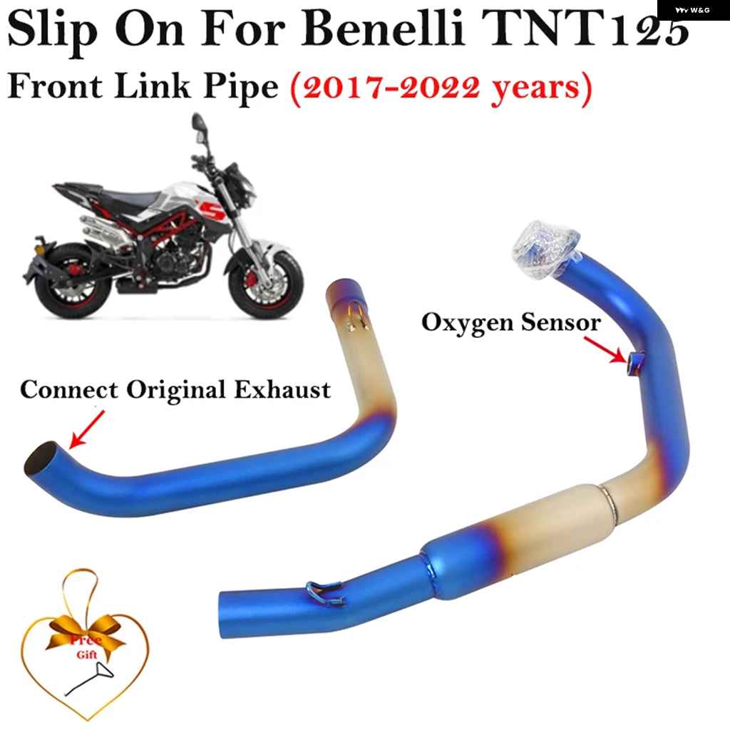 並行輸入品スリップオン ベネリ TNT125 TNT 125 2017 - 2022 オートバイ バイク 51MM エキゾーストの画像