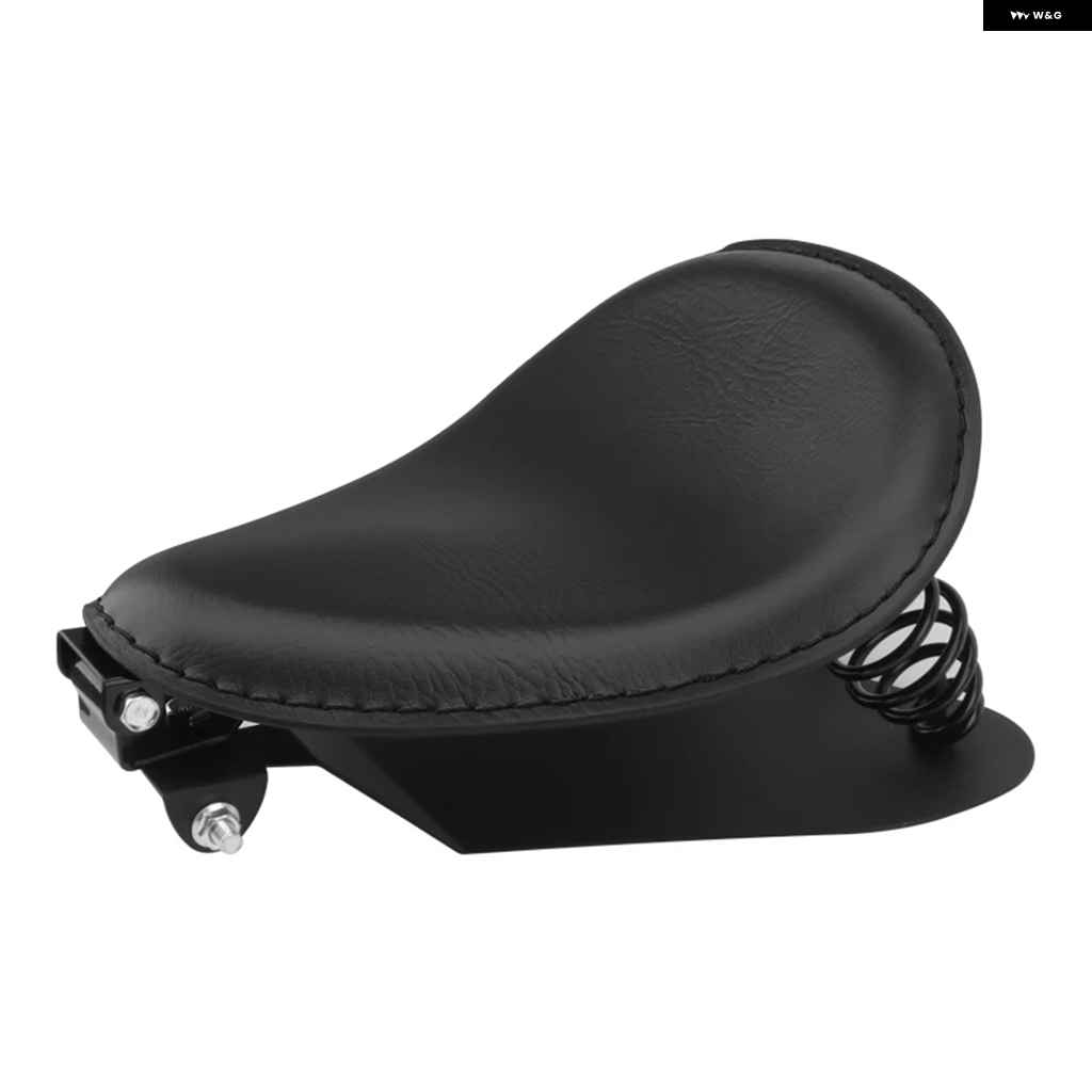 並行輸入品】汎用 ソロシート ブラック チョッパー サドル 3インチ