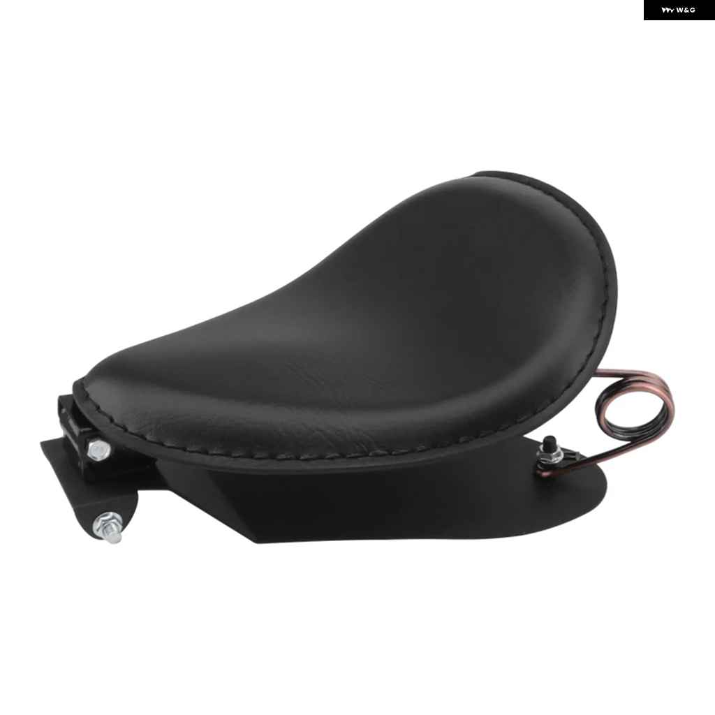 並行輸入品】汎用 ソロシート ブラック チョッパー サドル 3インチ
