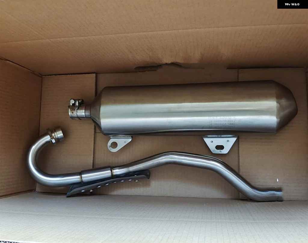 並行輸入品マフラー サイレンサー QINGQI チベタンマスティフ QM200GY QM150GY QM 200GY 150GY_1
