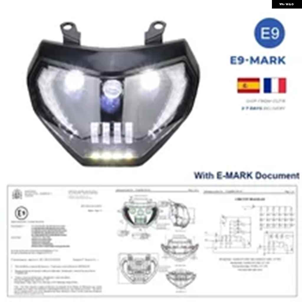 並行輸入品MT07 2018-2020 MT09 ヘッドライト LED ランプ MT-09 ヤマハ ヘッドライト MT09 FZ0_1