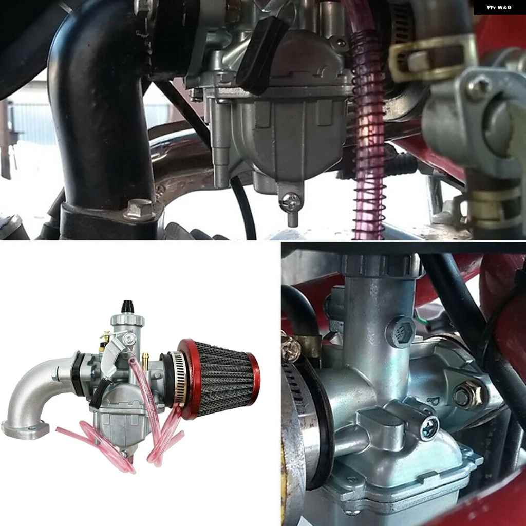並行輸入品VM22 26MM キャブレター エア フィルター インテーク パイプ 110CC 125CC 140CC ピットダート オートバイ バイク ピットプロ ATV SSR オートの画像