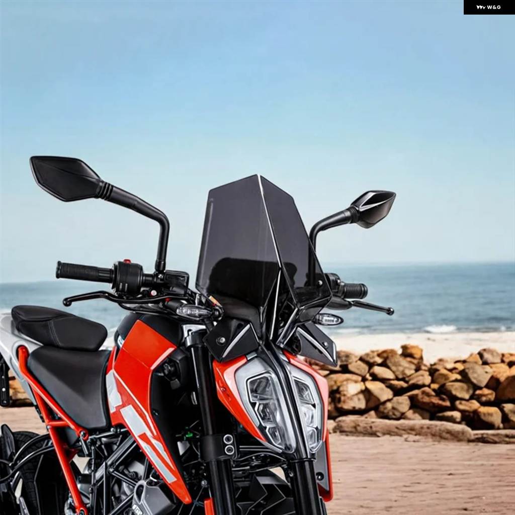 並行輸入品DUKE 125 200 390 2017-2022 オートバイ ウインドスクリーン ウインドシールド スクリーンシール_1