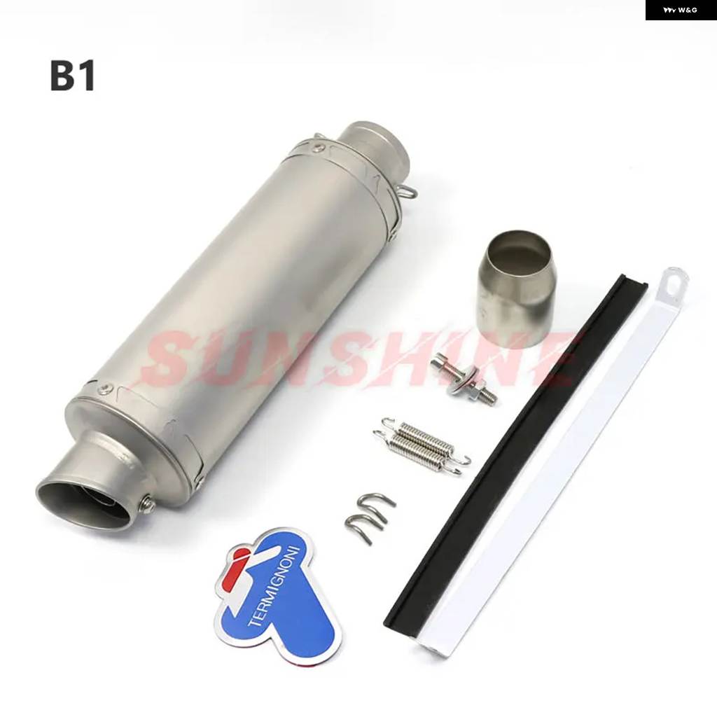 並行輸入品エスケープモト オートバイ 汎用 エキゾーストマフラー 51MM DBキラー モトクロス パイプ CBR1000 FZ6_5