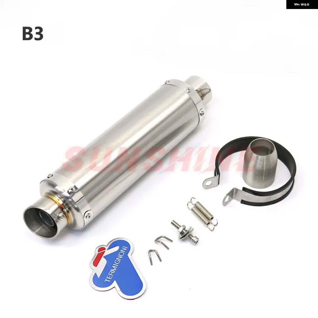 並行輸入品エスケープモト オートバイ 汎用 エキゾーストマフラー 51MM DBキラー モトクロス パイプ CBR1000 FZ6_6