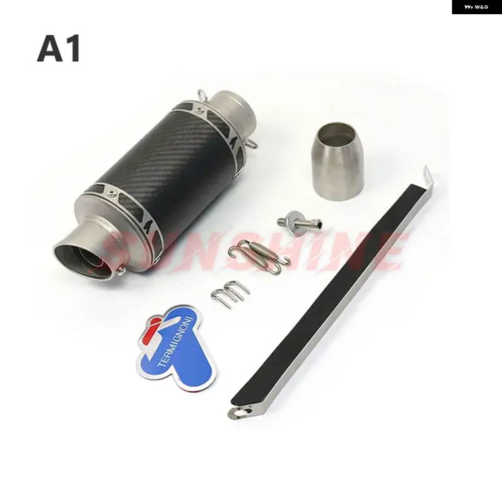 並行輸入品エスケープモト オートバイ 汎用 エキゾーストマフラー 51MM DBキラー モトクロス パイプ CBR1000 FZ6_2