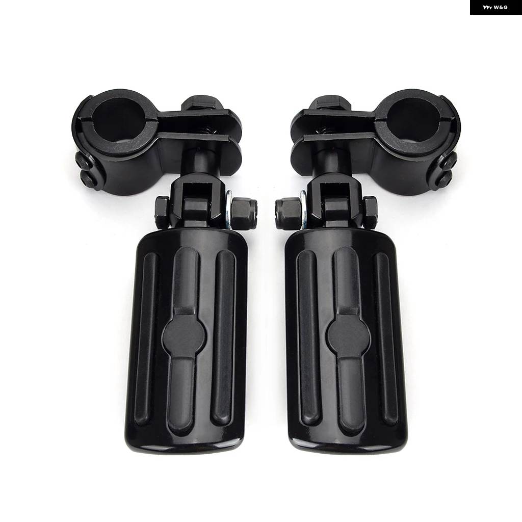 並行輸入品オートバイ 360° フットペグ 1インチ〜1-1/4インチ フットレスト エンジン ガード フットペグ クランプ ハーレー ホンダ スズキ ストリート