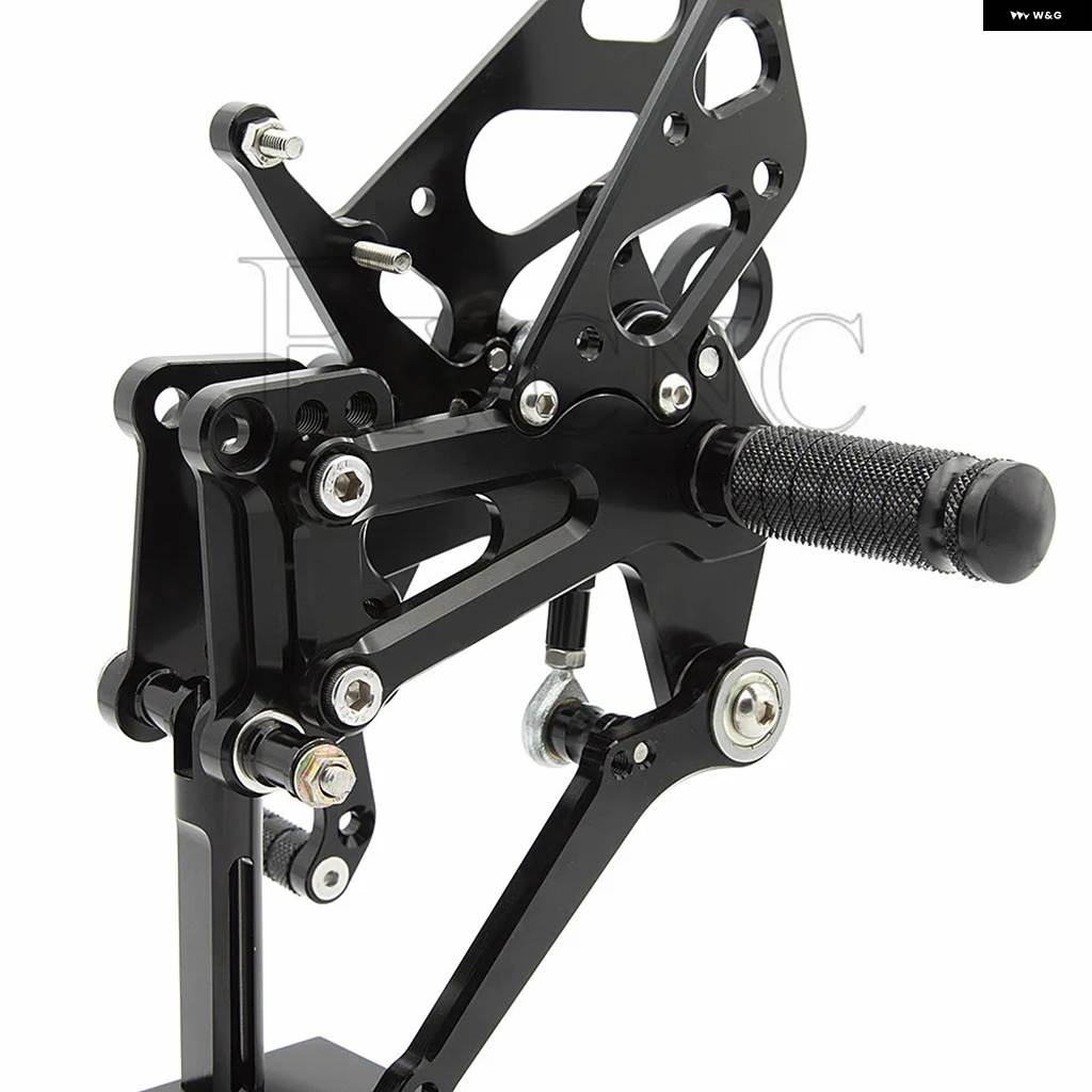 並行輸入品BMW S1000RR HP4 2009-2014 オートバイ リアセット フットレスト 調整可能 アルミ CNC フットペグ リアセット_1