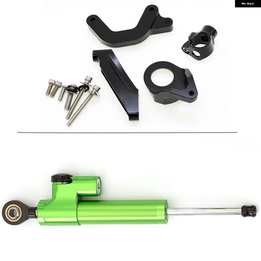 並行輸入品スズキ GSXR1000 K9 2009-2015 カーボン バイク ダンパー アルミ バイク スタビライザー マウント マウント ブラケット サポート キット_8