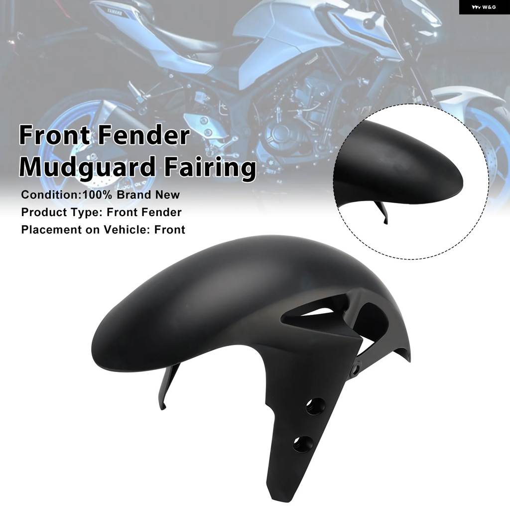 並行輸入品ABS プラスチック 製フロントフェンダー マッドガード フェアリング ヤマハ YZF-R3 YZF-R25 MT-03 2025-_1