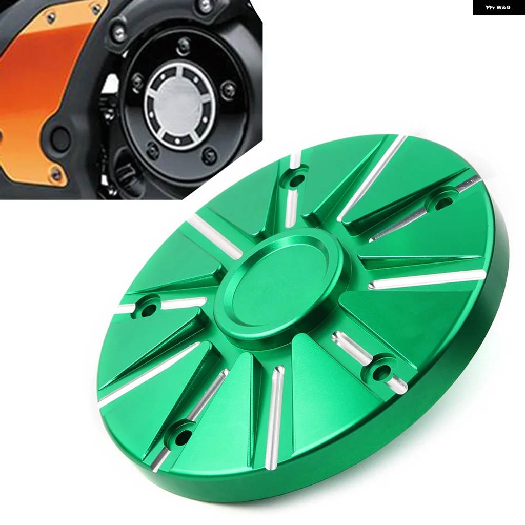並行輸入品バイク エンジン カバー プロテクター ガード カワサキ VULCAN S 650 2015-2021 CAFE 650 2018 - 21 アルミ ブラック/グリーン_2