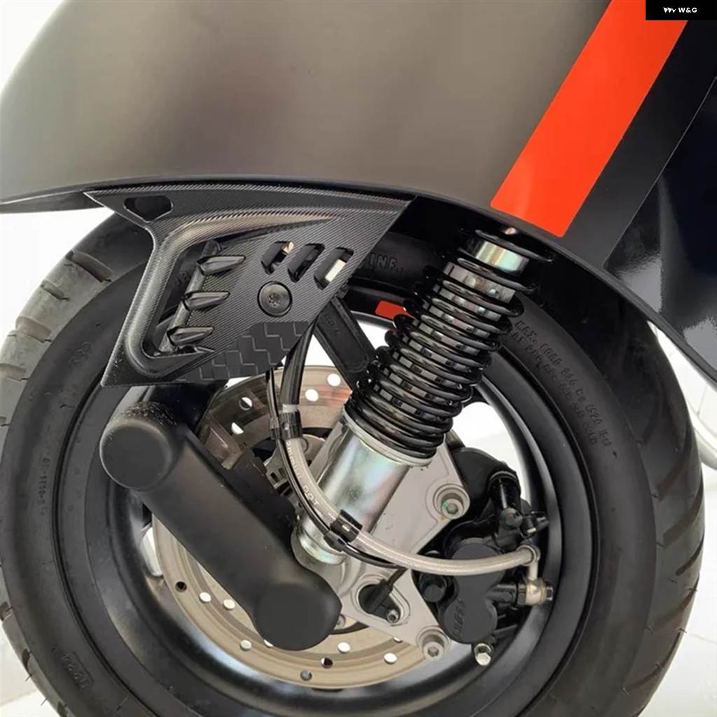 並行輸入品VESPA GTS300 バイク ホイール ロッカー プロテクター ショック アブソーバー サイドカバー GTS300 バイク ブラックブーム_1