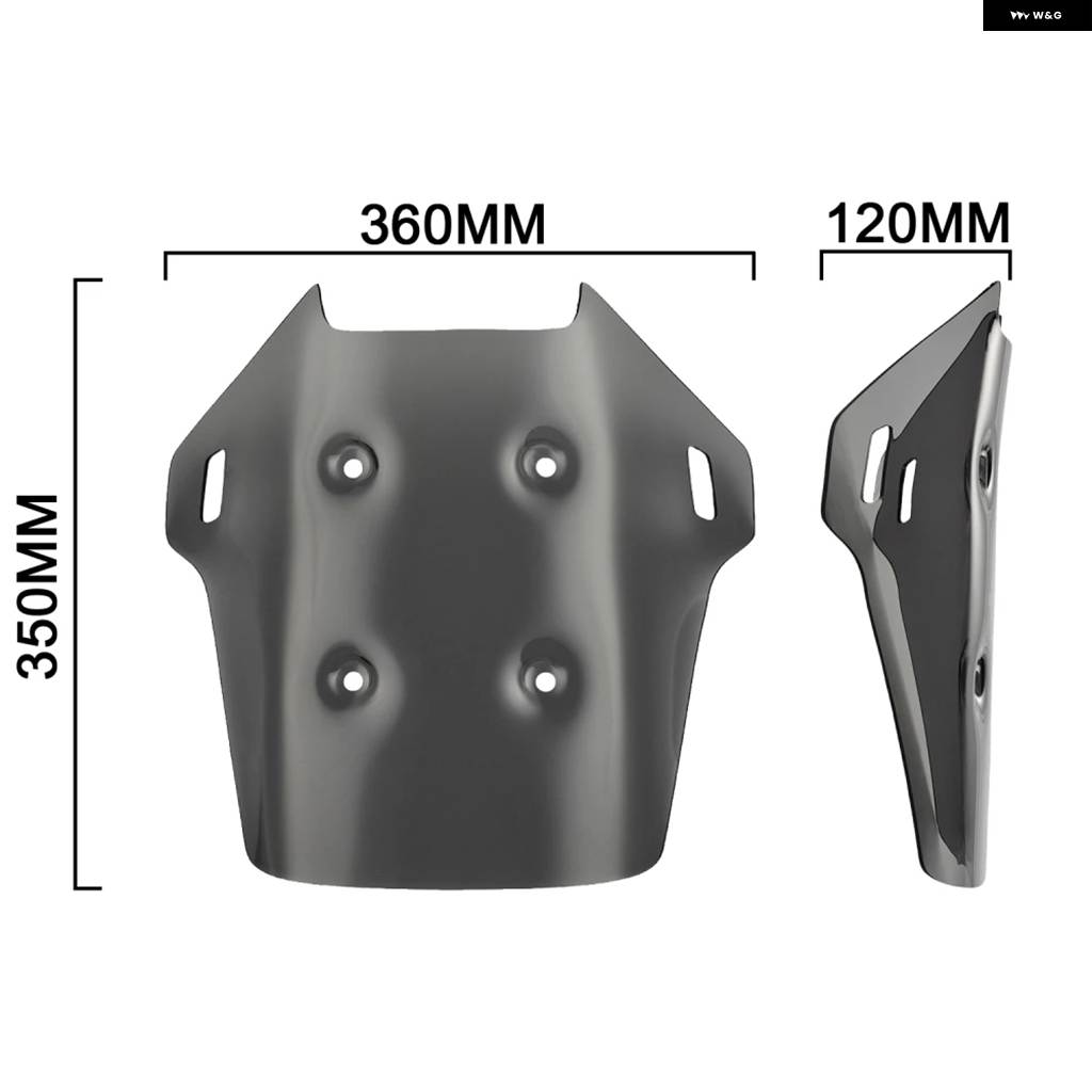 並行輸入品フロントウィンドスクリーン ウインドシールド アクリル CFMOTO 450MT MT450 30CM-50CM オート_2