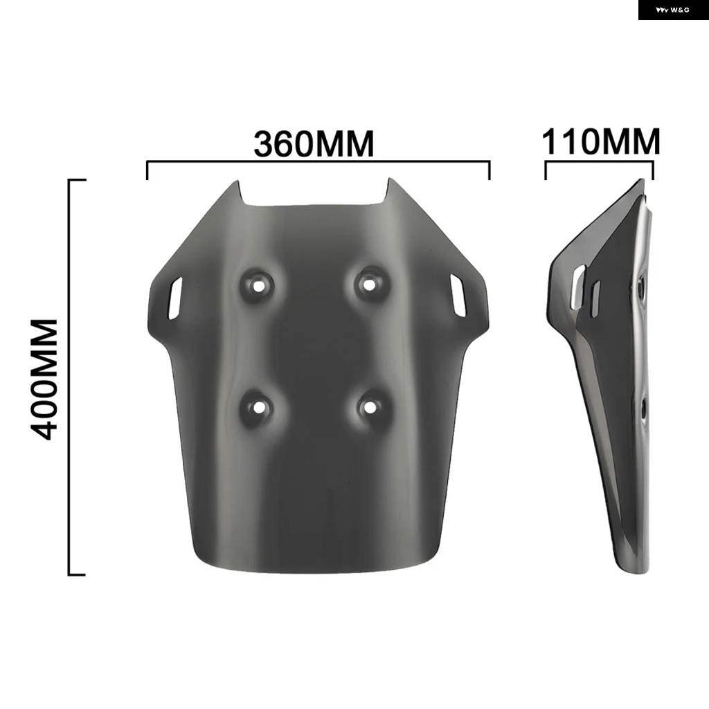並行輸入品フロントウィンドスクリーン ウインドシールド アクリル CFMOTO 450MT MT450 30CM-50CM オート_3