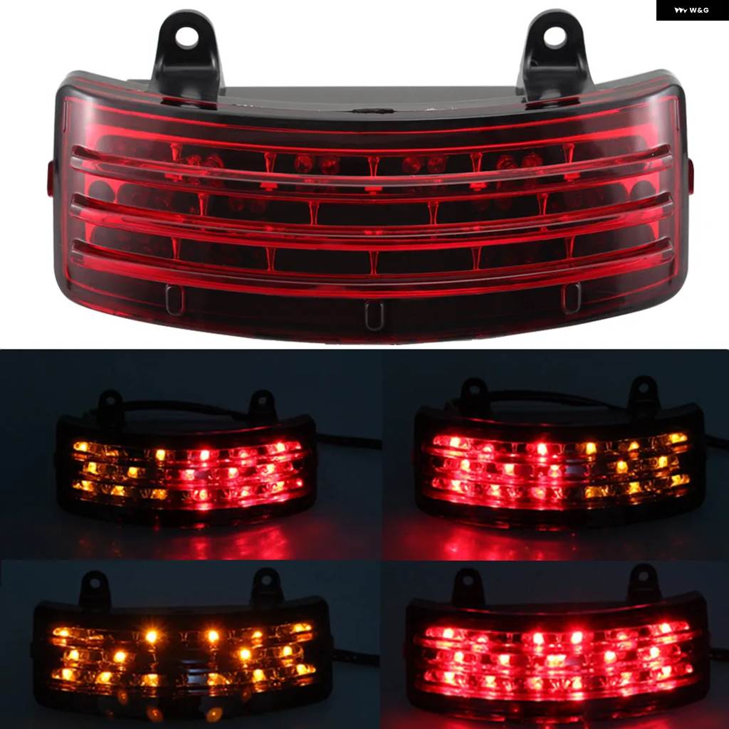 並行輸入品フェンダーチップライト トライバー LED リアテール ブレーキライト ハーレー ツーリング ストリートグライド ロード