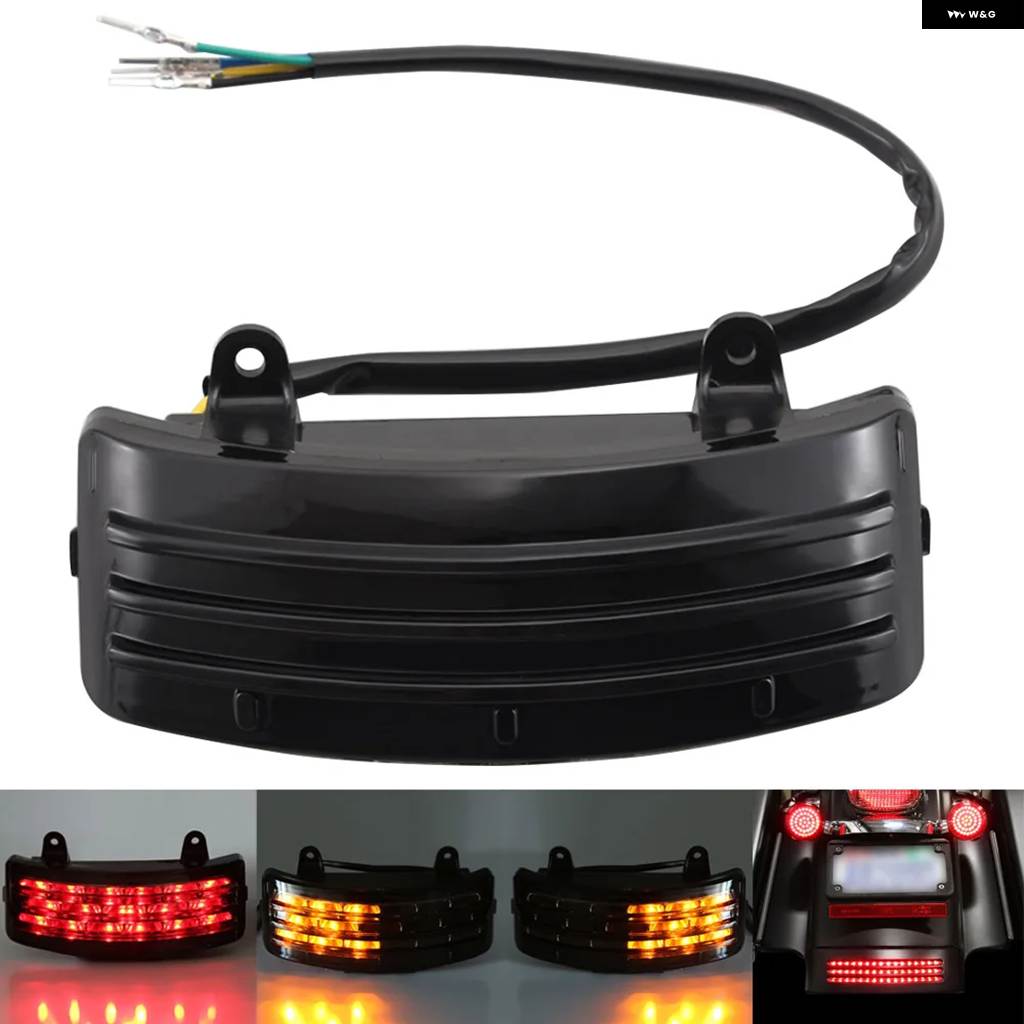 並行輸入品フェンダーチップライト トライバー LED リアテール ブレーキライト ハーレー ツーリング ストリートグライド ロード