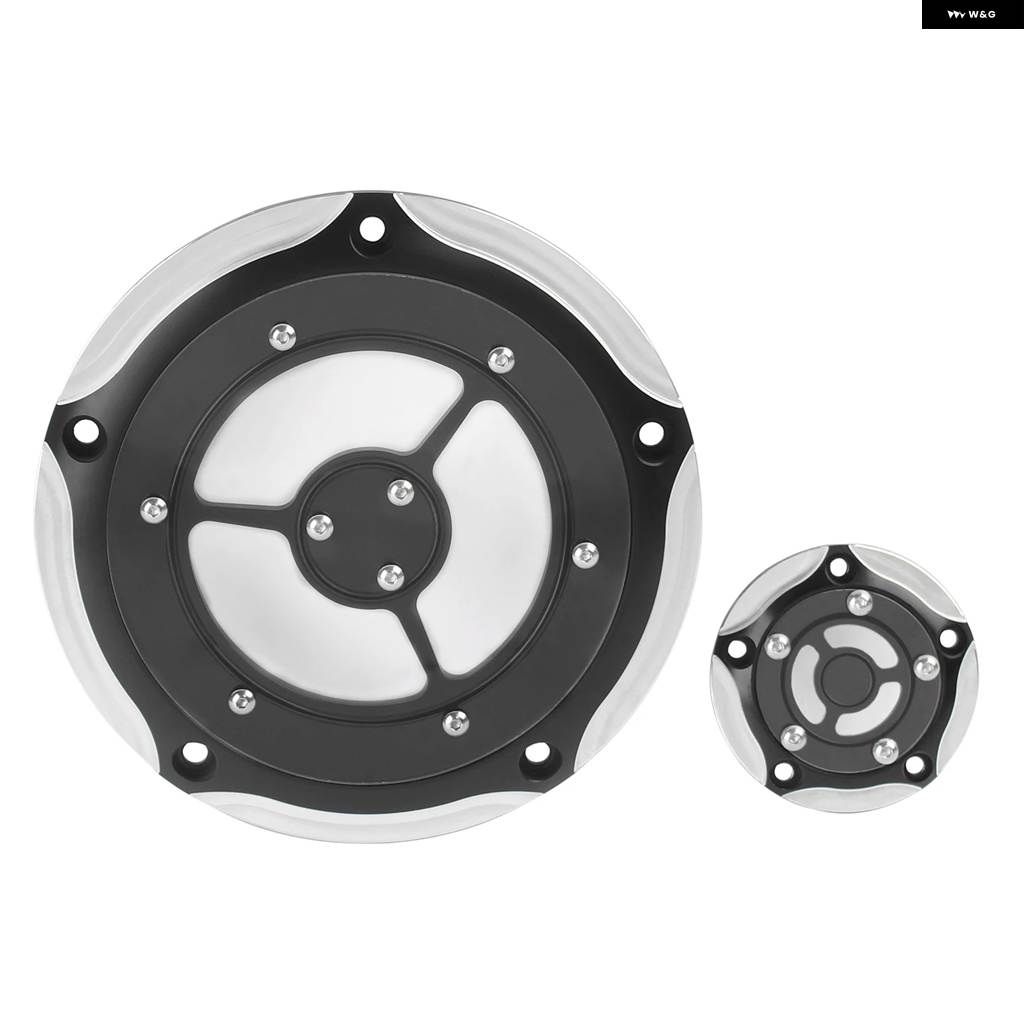 並行輸入品オートバイ CNC 5穴 エンジン カバー ダービータイミングタイマーカバー ハーレー ツーリング ロードキング エレク_1