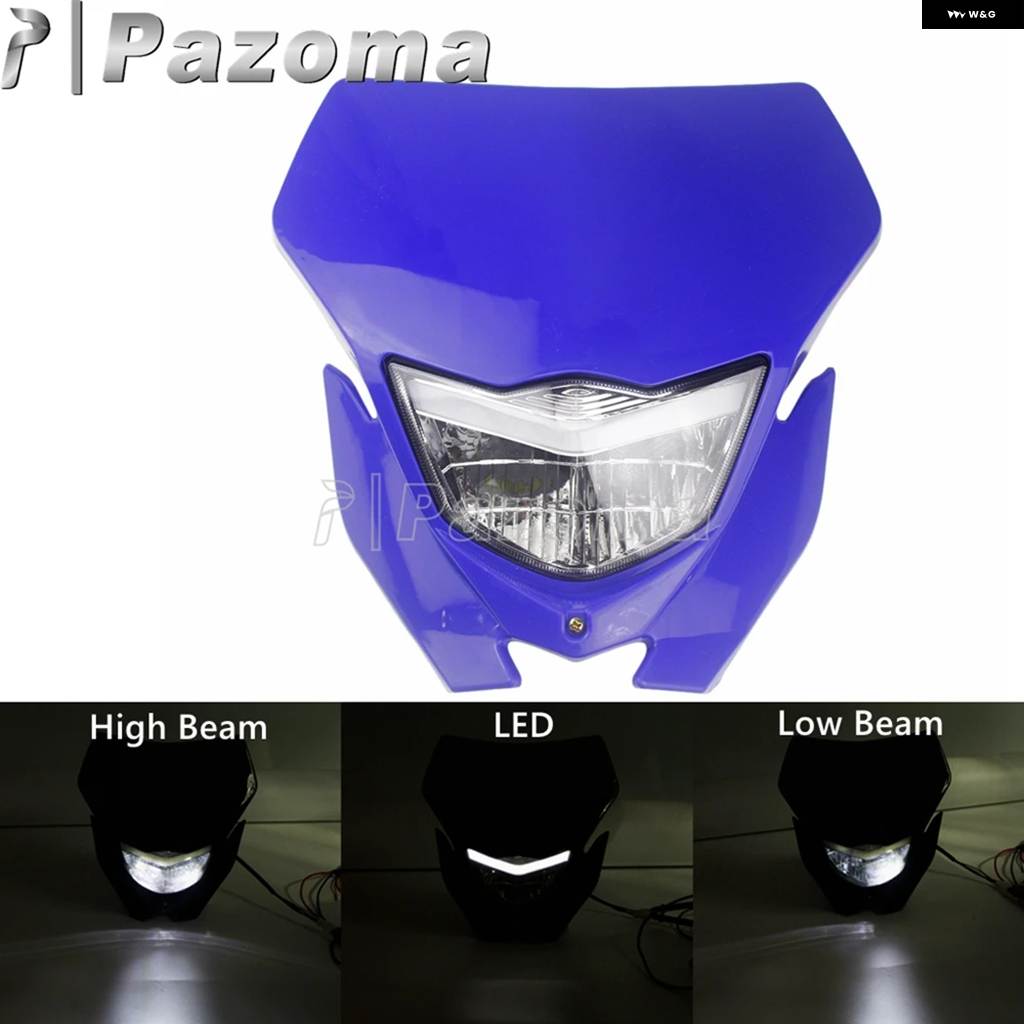 並行輸入品汎用 ダート バイク オートバイ ヘッドランプ H4 ヘッドライト ヤマハ WR250 WR450F YZ250 YZ4