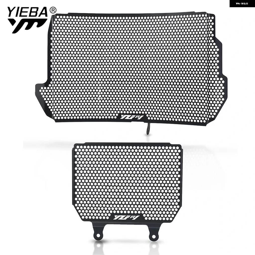 並行輸入品2021年 - 23年 ヤマハ YZFR1 YZFR1M R1M 2015年 - 2018年 2019年 バイク ラジエーター グリル ガードカバー オイルクーラーの画像