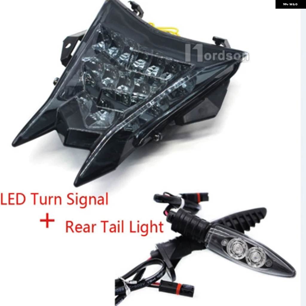 並行輸入品BMW F 650 GT 700 800 GS K 1200 R オートバイ 統合 テールライト E マーク ブレーキ LED ウィンカー リア インジケーター ランプ_2