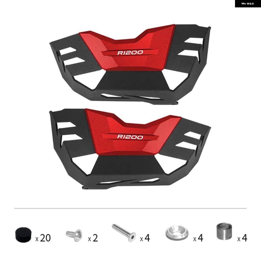 並行輸入品BMW GS 1200 2004 - 2009 R 1200 R GS R1200GS ADVENTURE R1200R R1200ST オートバイ シリンダー プロテクター ガード 黒 エンジン カバー_5