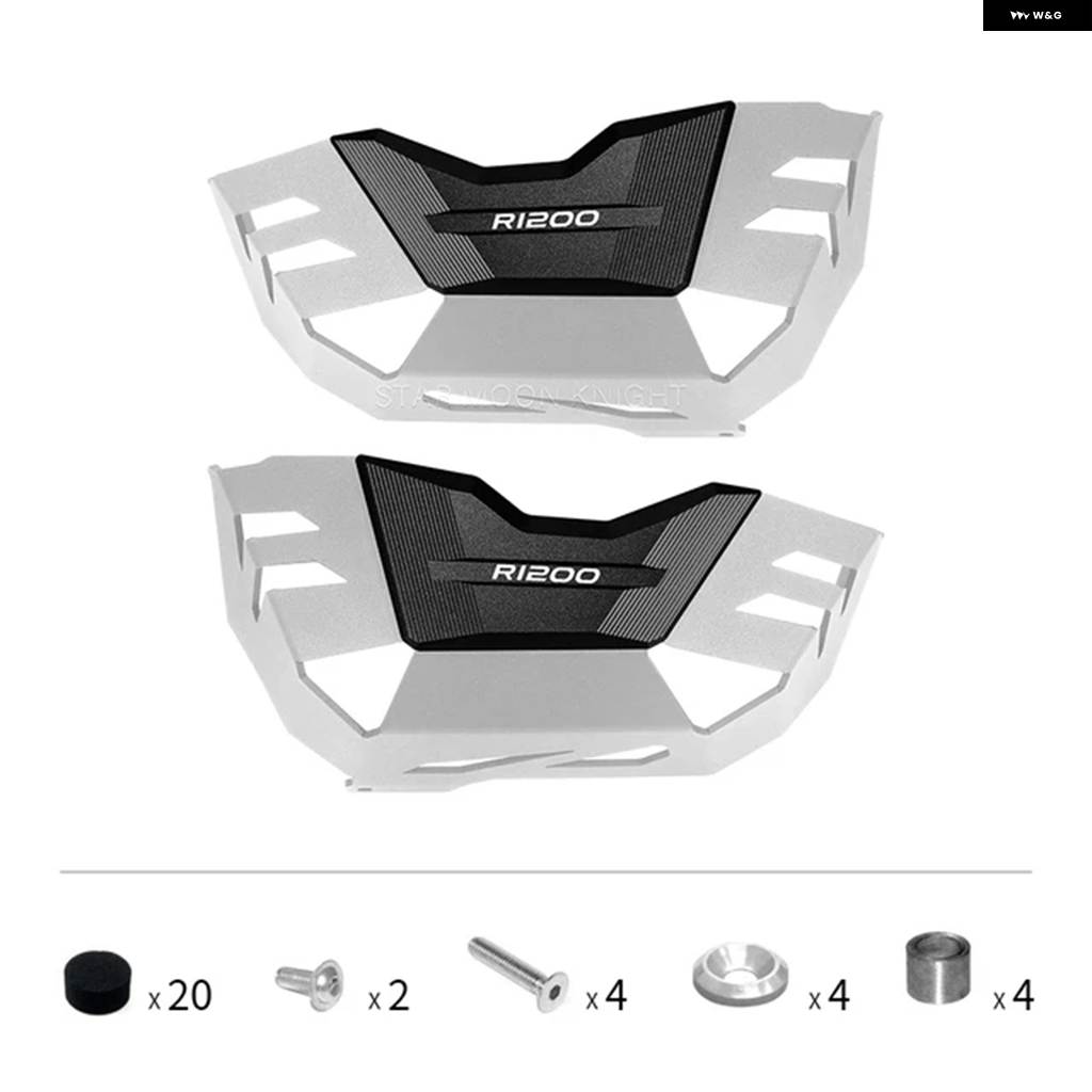 並行輸入品BMW GS 1200 2004 - 2009 R 1200 R GS R1200GS ADVENTURE R1200R R1200ST オートバイ シリンダー プロテクター ガード 黒 エンジン カバー_7