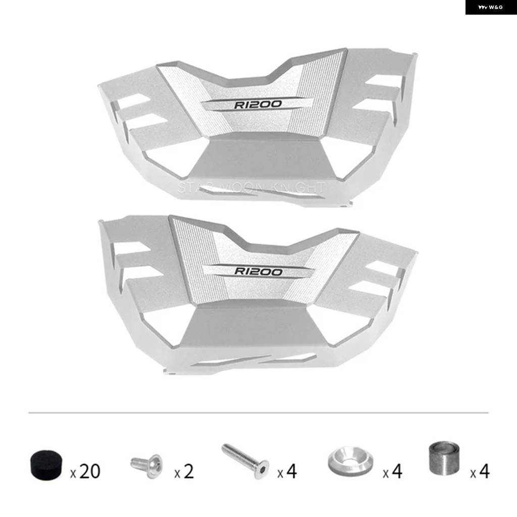 並行輸入品BMW GS 1200 2004 - 2009 R 1200 R GS R1200GS ADVENTURE R1200R R1200ST オートバイ シリンダー プロテクター ガード 黒 エンジン カバー_8