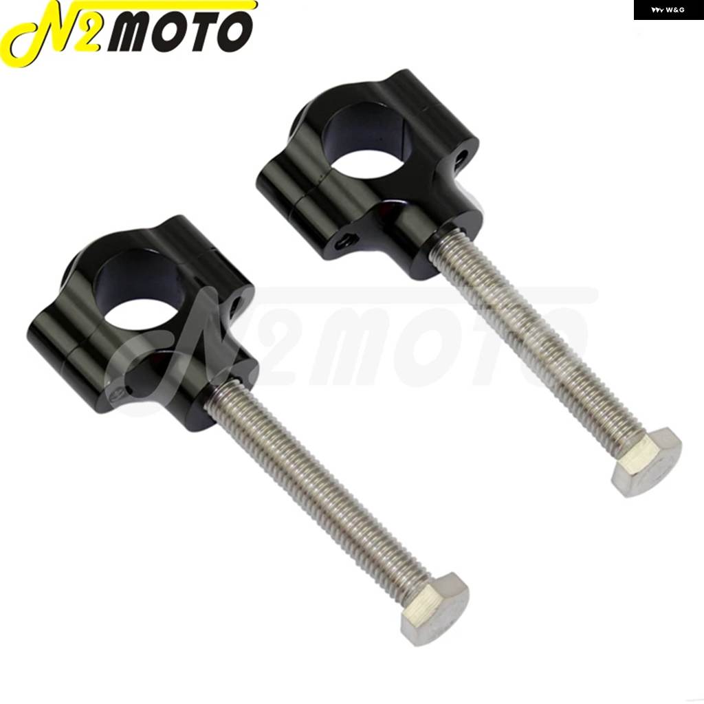 並行輸入品オートバイ 1インチ 7/8インチ ハンドルバー ライザー カフェレーサー 22MM/25MM マウント クランプ ハンドルバー ライザー ハーレー ツーリ