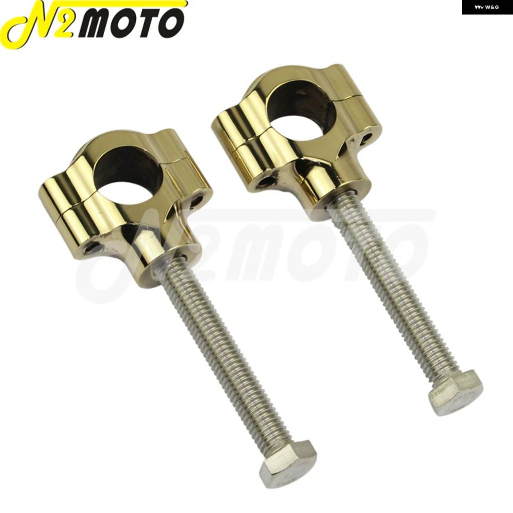 並行輸入品オートバイ 1インチ 7/8インチ ハンドルバー ライザー カフェレーサー 22MM/25MM マウント クランプ ハンドルバー ライザー ハーレー ツーリ