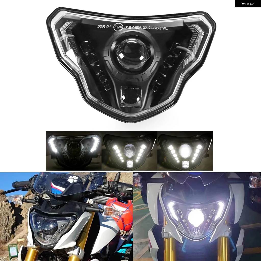 並行輸入品 バイク ライト BMW G310GS G310R GS 2017-2020 LED フロント ヘッドライト ヘッドランプ アセンブリ_1