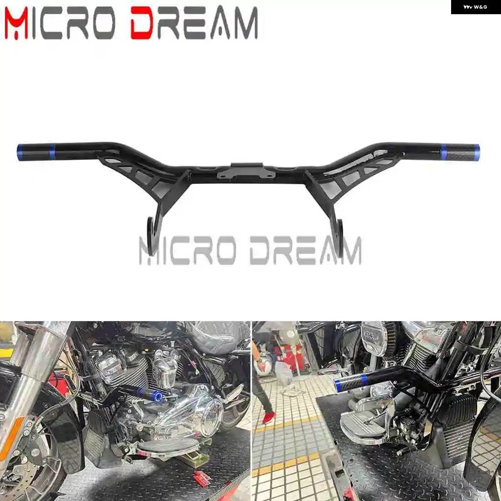 並行輸入品 フロント エンジン ガード クラッシュ バー ハーレー ロードキング FLHR クラシック FLHRC スペシャル FLHRXS ポリスの画像