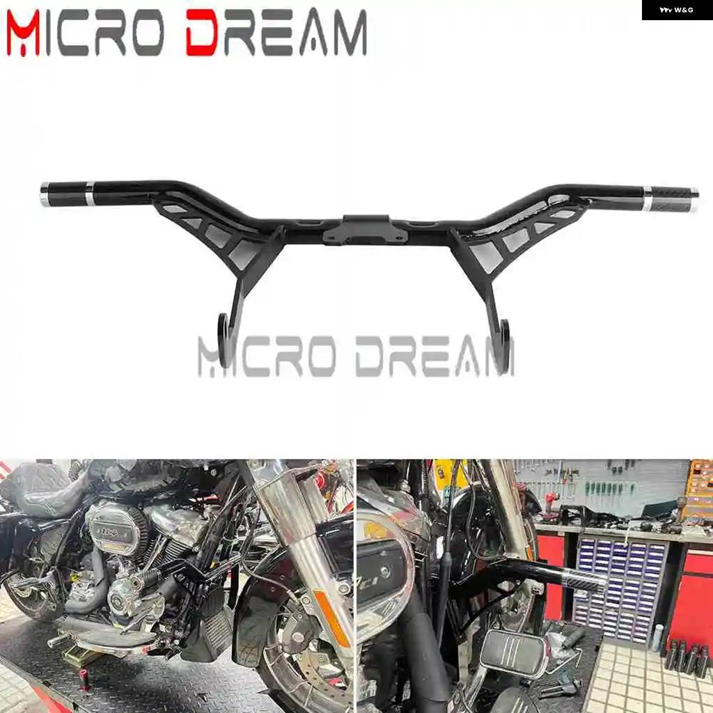 並行輸入品 フロント エンジン ガード クラッシュ バー ハーレー ロードキング FLHR クラシック FLHRC スペシャル FLHRXS ポリスの画像