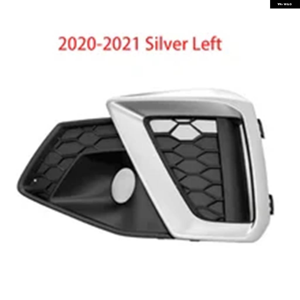 並行輸入品 アウディ A4 2019 - 21 オート 左 右側 フロント バンパー フォグランプ グリル カバー ACCホールの画像