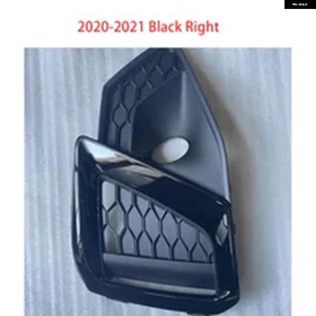 並行輸入品 アウディ A4 2019 - 21 オート 左 右側 フロント バンパー フォグランプ グリル カバー ACCホールの画像
