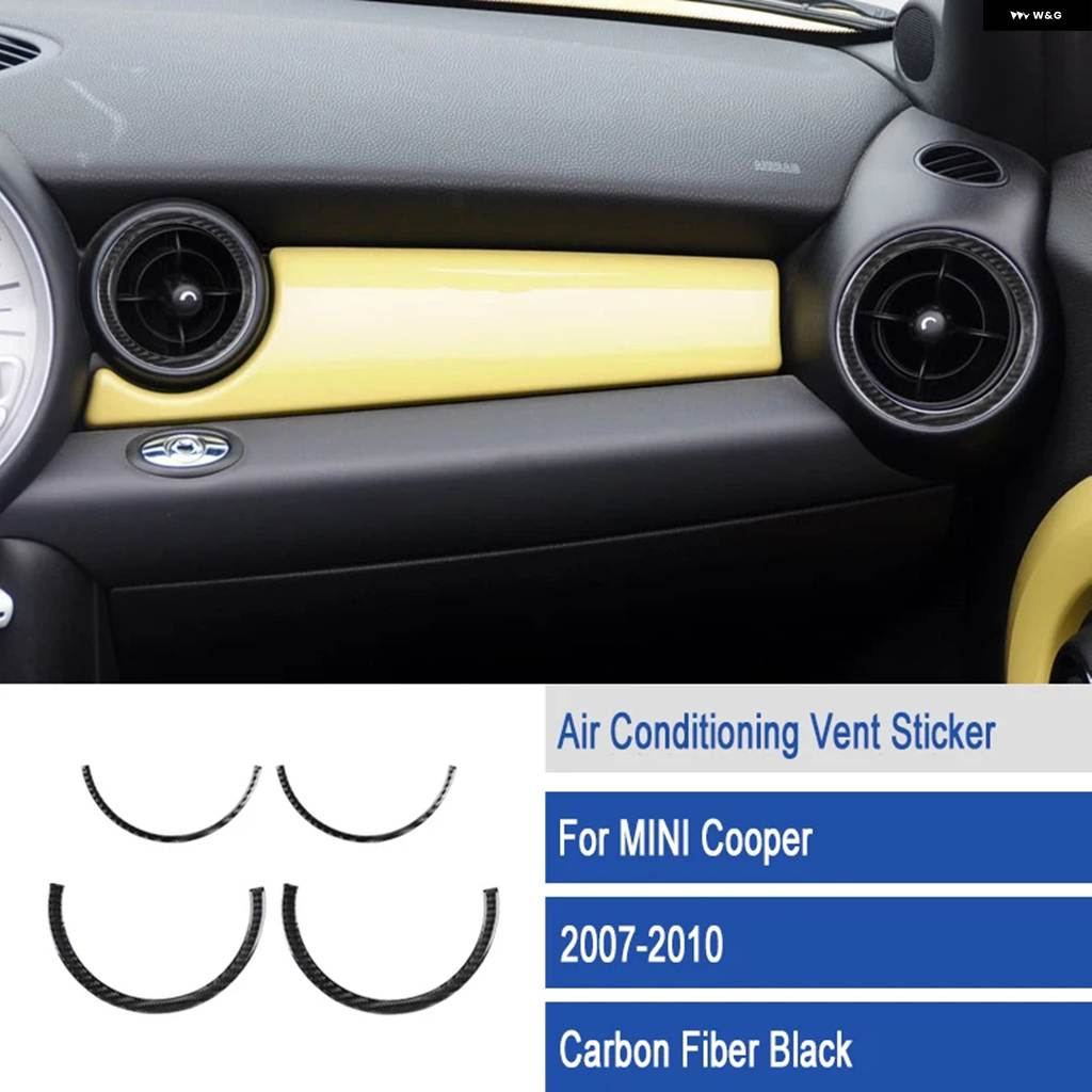 並行輸入品 セントラル ダッシュボード エアコン カバー スピード メーター トリム BMW MINI COOPER R55 R56 R57 2007-2010 カーボンの画像