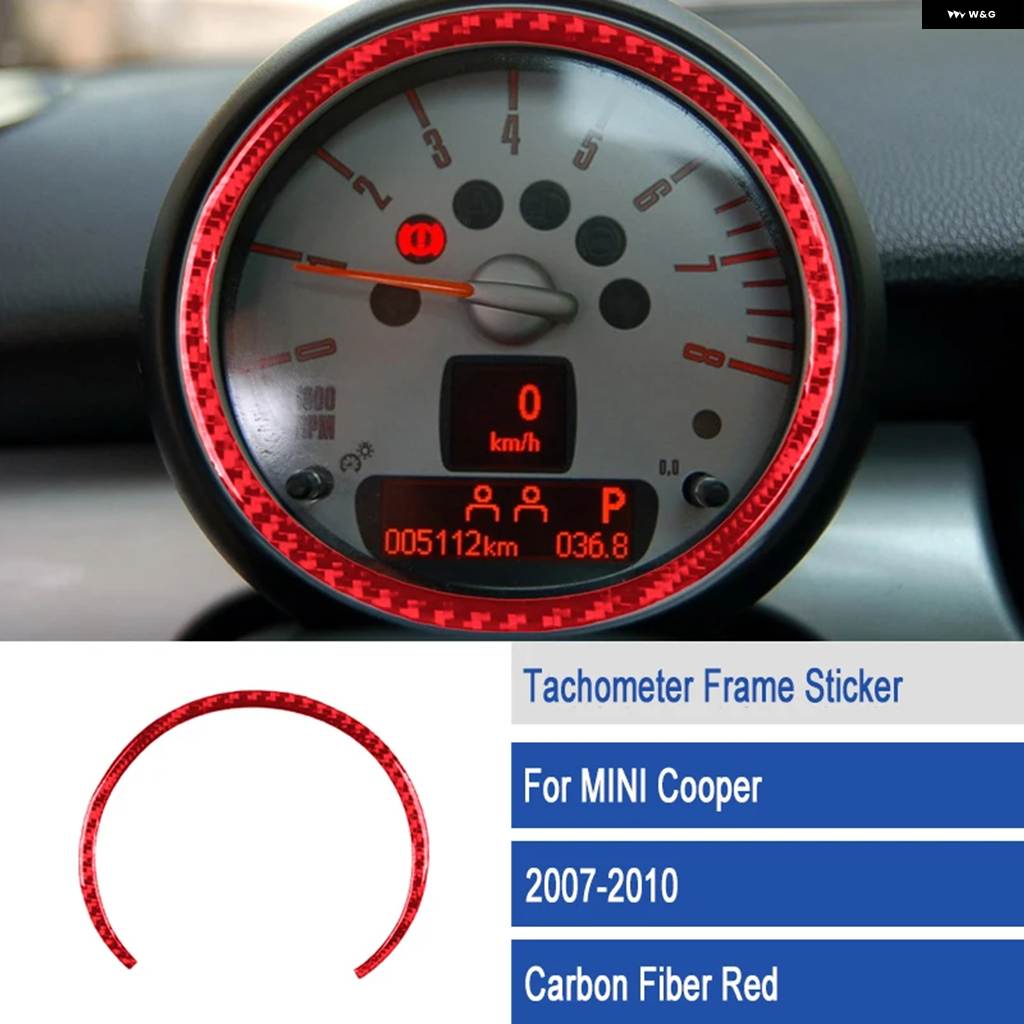 並行輸入品 セントラル ダッシュボード エアコン カバー スピード メーター トリム BMW MINI COOPER R55 R56 R57 2007-2010 カーボンの画像