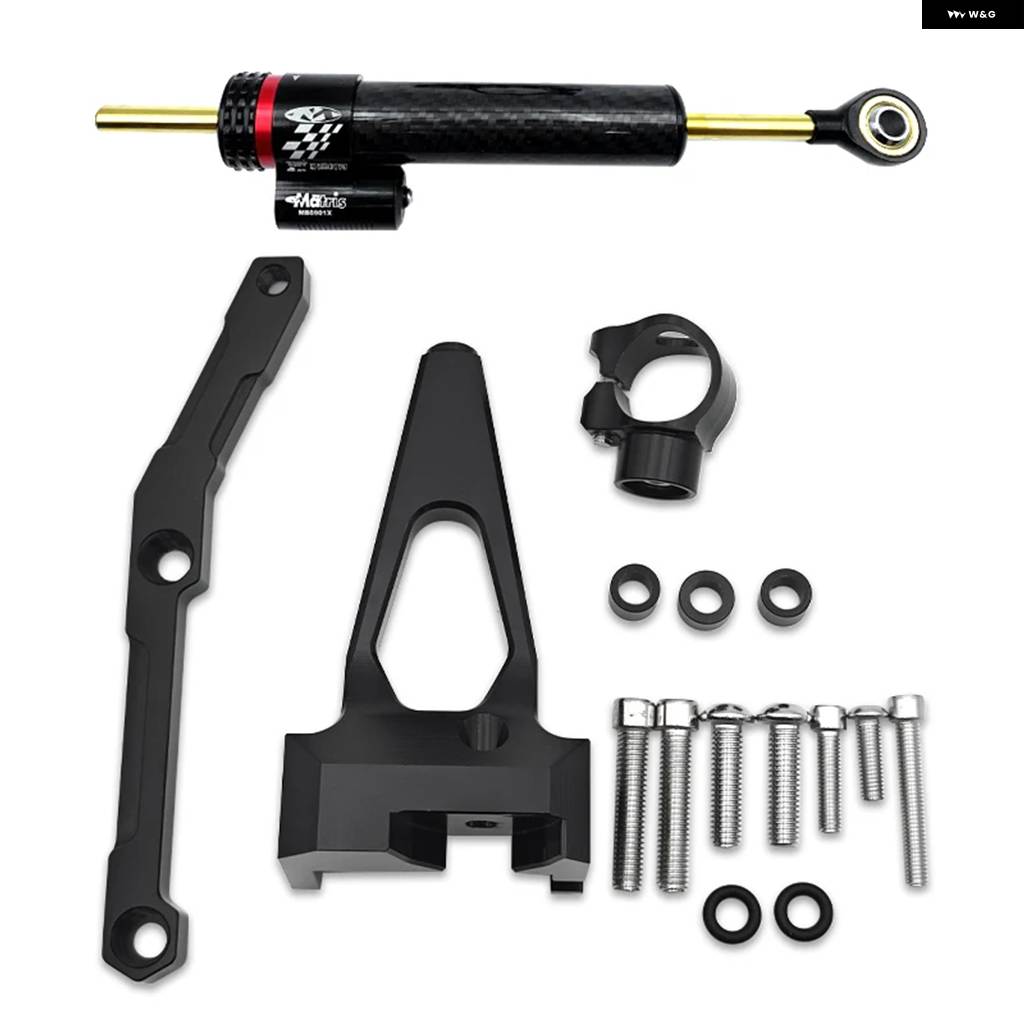 並行輸入品 MT09 FZ09 FZ-09 2016 - 19 MT-09 SP 2013 - 2020 オートバイ ステアリングスタビライザー ダンパー ブラケット_2