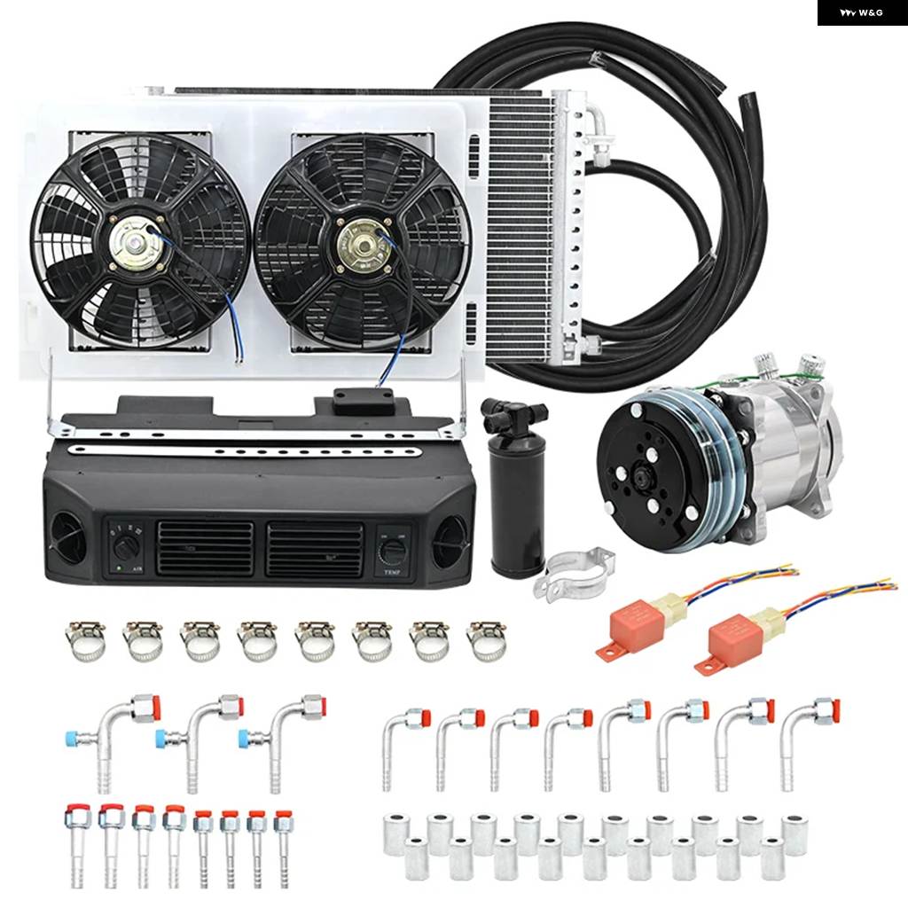 並行輸入品 404 A/C エアコン キット 12V 24V キャラバン乗用車 トラック バン用 エアコン アセンブリの画像