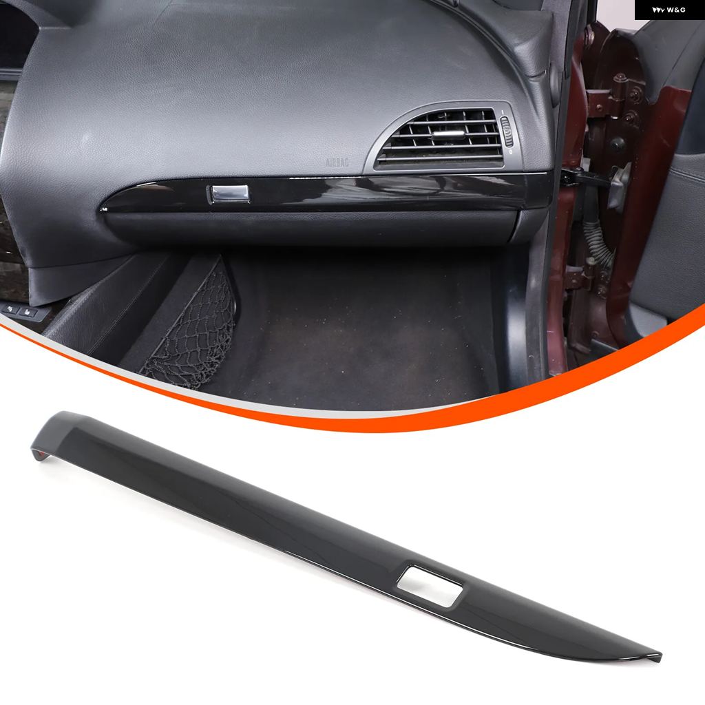 並行輸入品 BMW E63 E64 6シリーズ 2004-2009用 カーパッセンジャー ダッシュボード パネル トリム 装飾 ストリップ ブラック | ブランド登録なし | 01