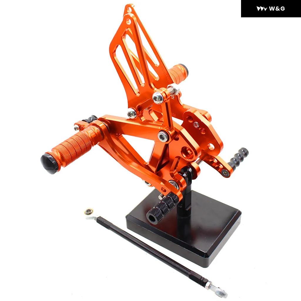 並行輸入品 カワサキ ZZR600 ZZR 600 2005-2006-08 オートバイ バイク リアセット フットレスト フットペグ CNC 合金 ペダル リアセットの画像