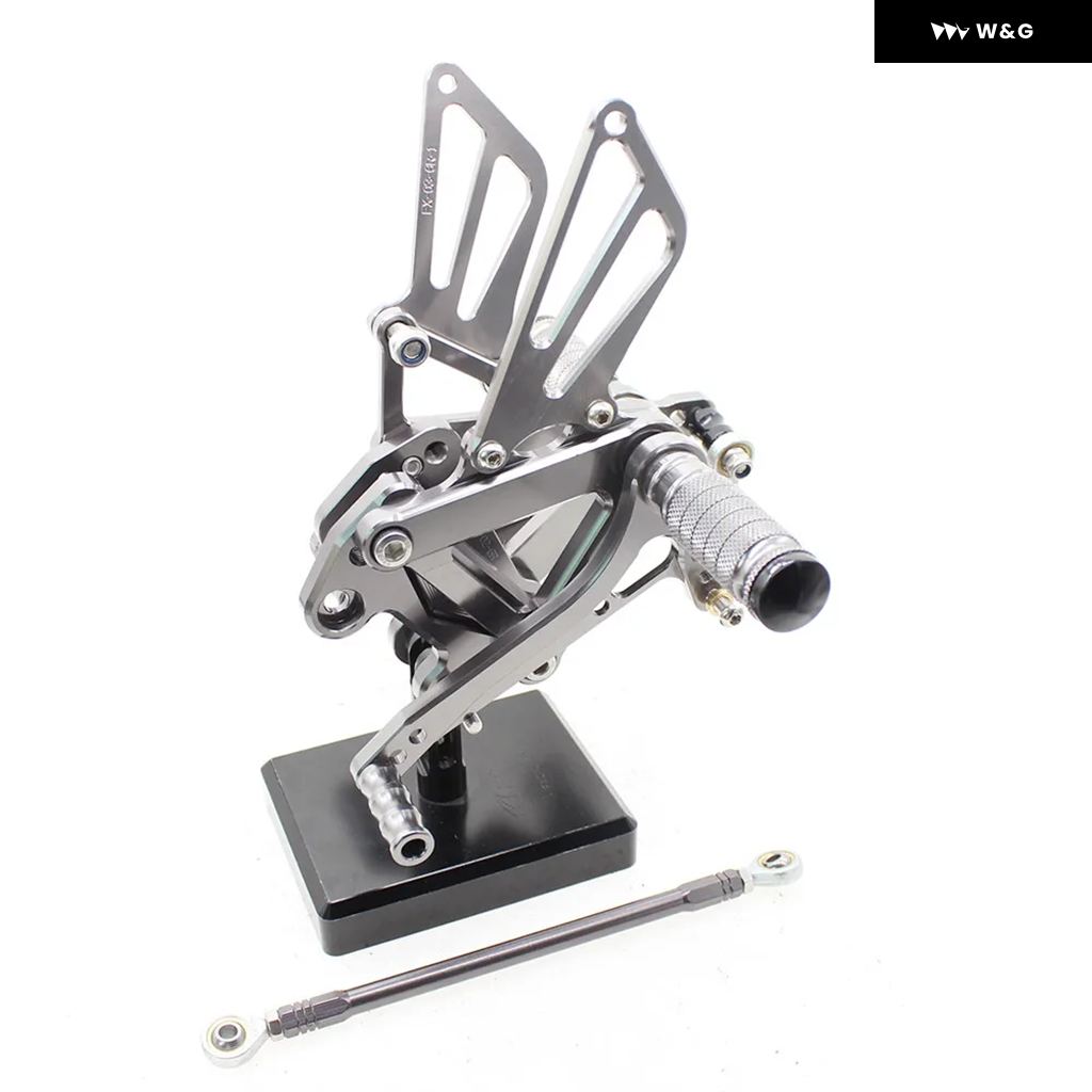 並行輸入品 カワサキ ZZR600 2005-2008 オートバイ バイク リアセット フットレスト フットペグ アルミ リアセット フットレスト フットペグの画像