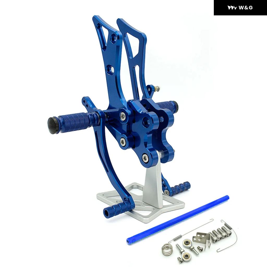 並行輸入品 ヤマハ FZ1 2001-2005 04 オートバイ バイク リアセット フットレスト フットペグ アルミ製 リアセット フットレスト フットペグ ペダル_6