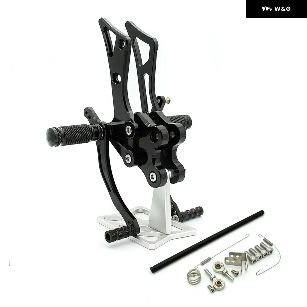 並行輸入品 ヤマハ FZ1 2001-2005 04 オートバイ バイク リアセット フットレスト フットペグ アルミ製 リアセット フットレスト フットペグ ペダル_8