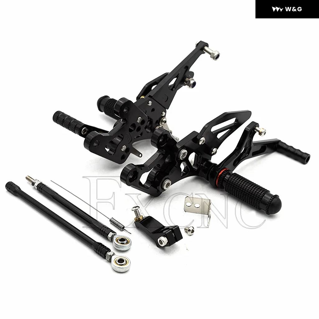並行輸入品 ヤマハ FZ8 2010-2013 オートバイ バイク リアセット フットレスト フットペグ リアセット アルミ製 フットレスト フットペグ FZ8 2012 用_4