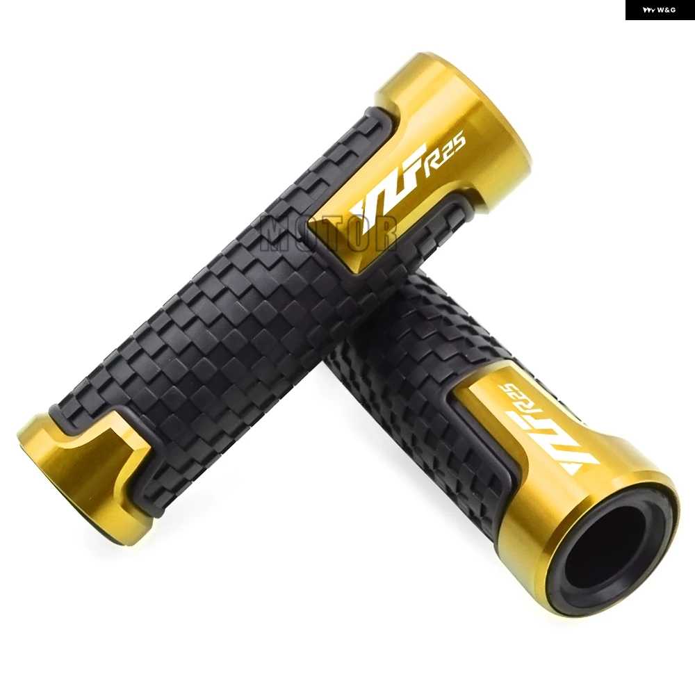 並行輸入品ヤマハ YZF-R25/YZF R25/YZFR25 2015-2017 2016 オートバイ バイク 7/8インチ 22MM アルミ ラバー 滑り止め ハンドルバー ハンドルバー ハン | ブランド登録なし | 02