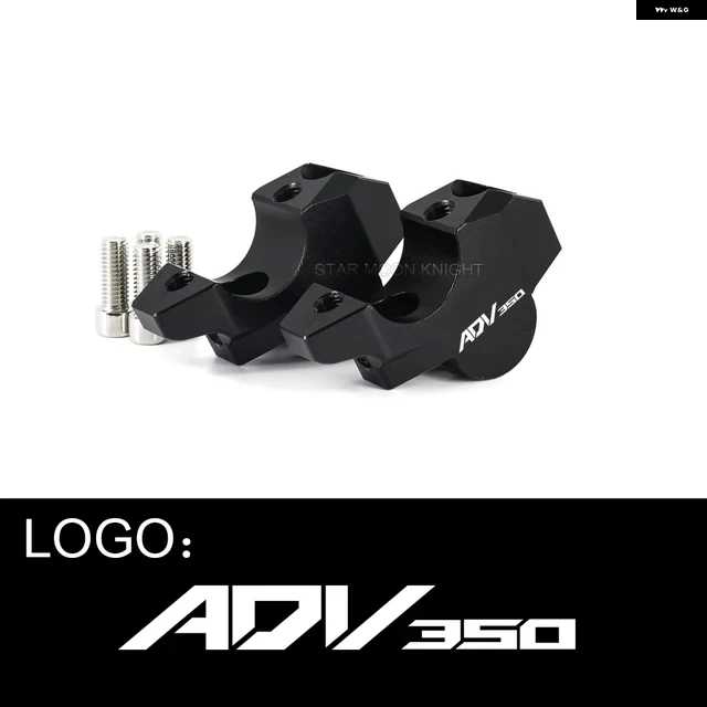 並行輸入品オートバイ バイク ハンドルバー ライザードラッグ ハンドルバー クランプ 延長 ホンダ X-ADV ADV150 ADV160 ADV350 ADV 150 160 350 2017-の画像