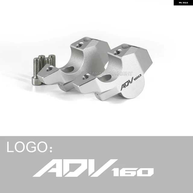 並行輸入品オートバイ バイク ハンドルバー ライザードラッグ ハンドルバー クランプ 延長 ホンダ X-ADV ADV150 ADV160 ADV350 ADV 150 160 350 2017-の画像