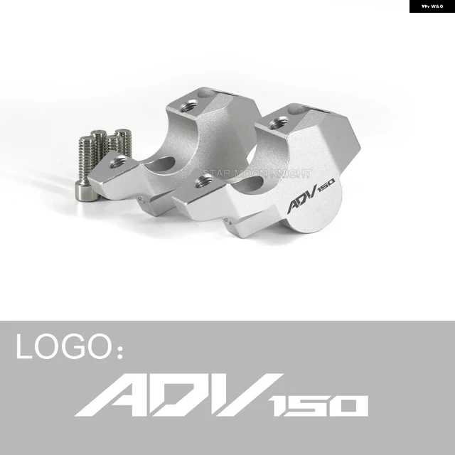 並行輸入品オートバイ バイク ハンドルバー ライザードラッグ ハンドルバー クランプ 延長 ホンダ X-ADV ADV150 ADV160 ADV350 ADV 150 160 350 2017-の画像